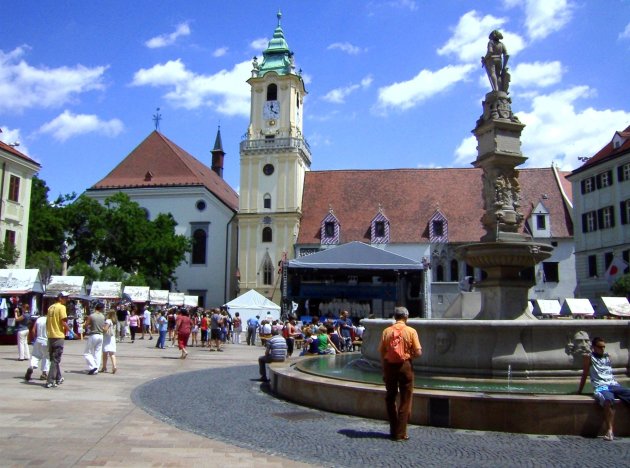 Stadhuisplein in Bratislava
