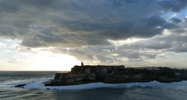 Fort Castillo de San Felipe del Morro bij zonsopkomst