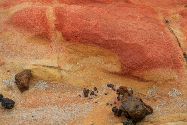 Gekleurde rotsen