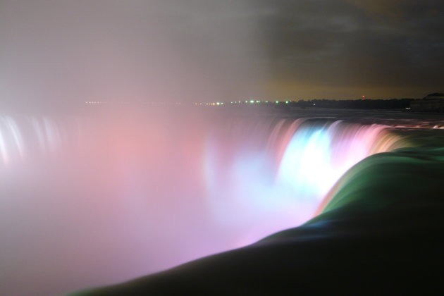 Niagara Falls - Canadian Horshoe Fall by night