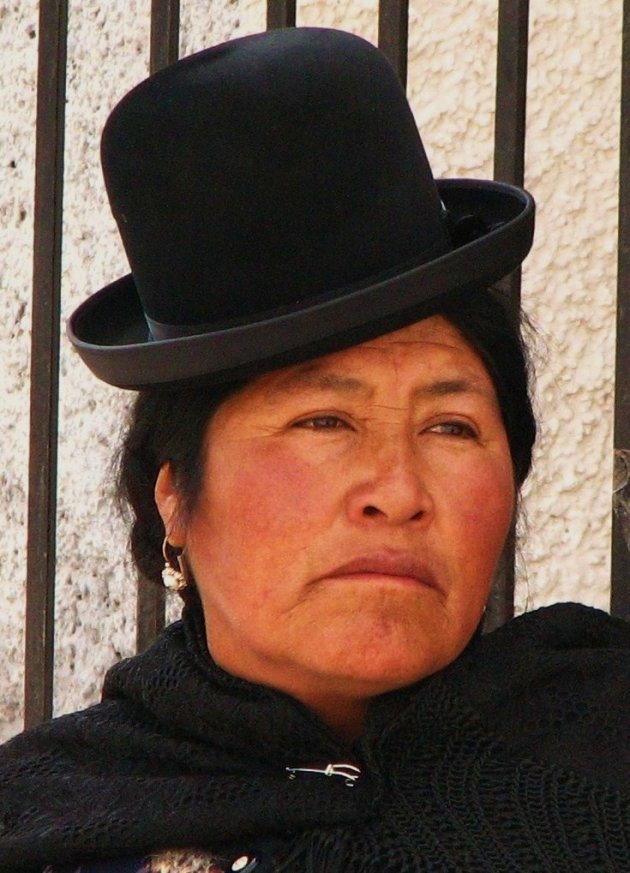 Typische Boliviaanse vrouw