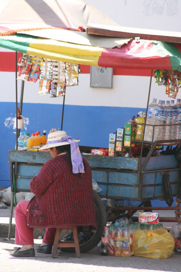 Marktkraampje in Nazca