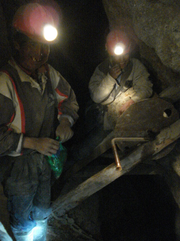 Minwerkers in Cerro Rico