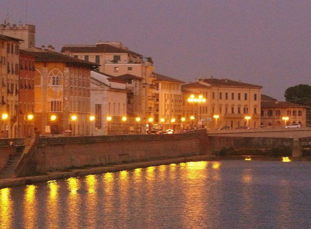 PISA by night