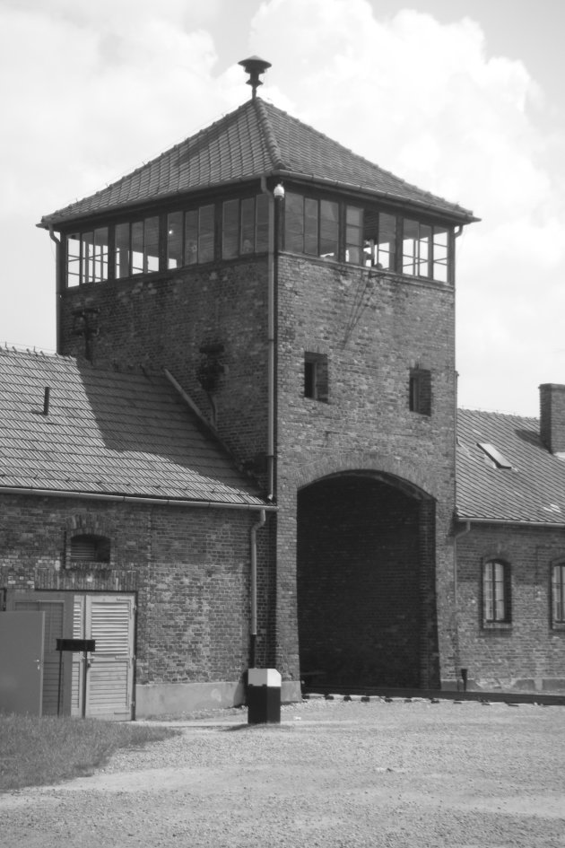 ingang van Auschwitz-Birkenau