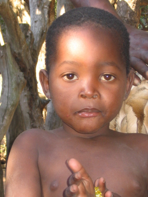 kinderen in sloppenwijk bij Johannesburg