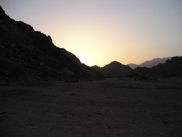 zonsondergang Sinai