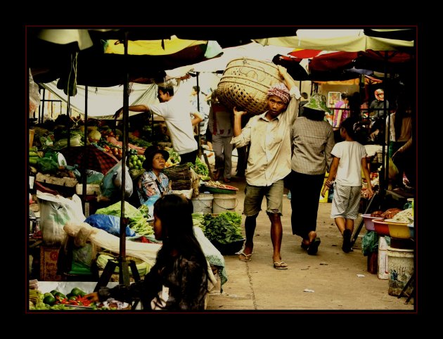 Phnom Penh market..
