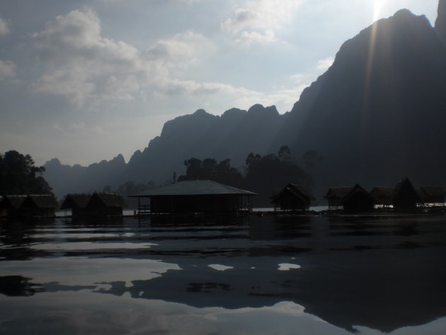 Sunset at Chiaw Lan Lake