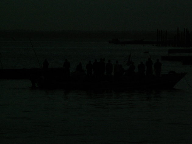 vissers in de nacht