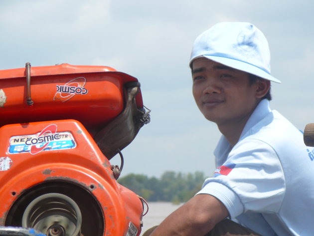Schipper op Mekong