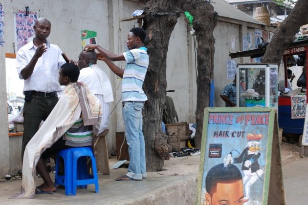 straatkapper in Ghana