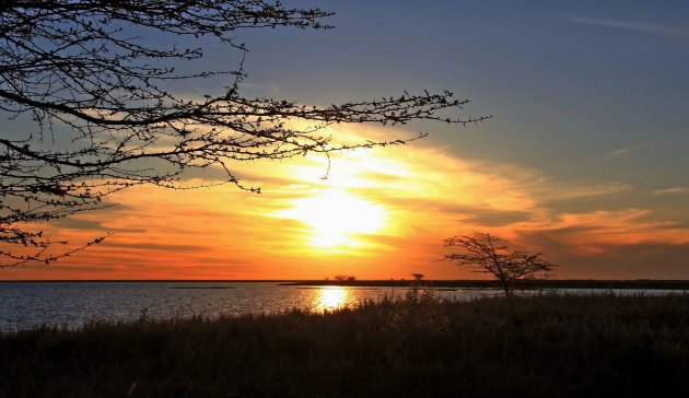 botswana sunset