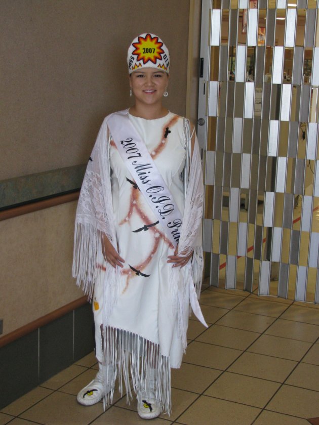 queen van de opaskwayak indianen