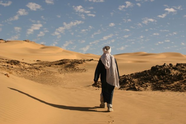 Tuareg on the way