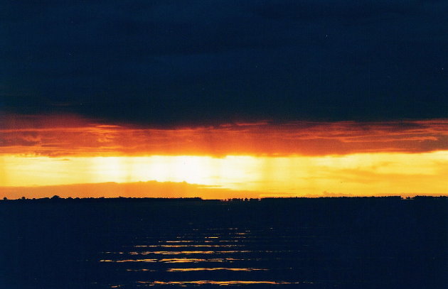 zonsondergang boven de amazone II