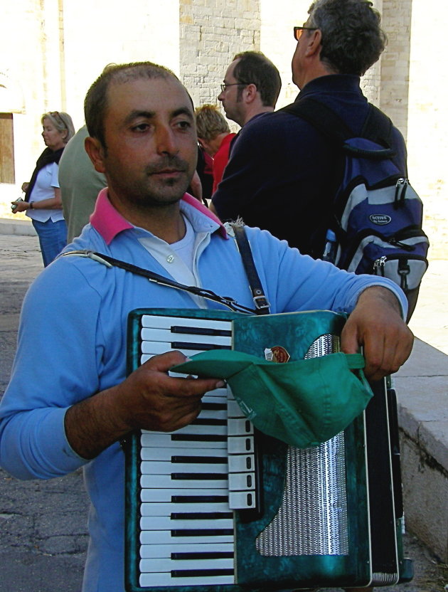 straatmuzikant Trani