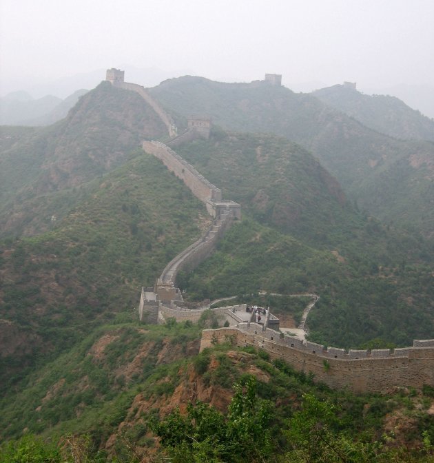 DE muur bij Jinshaling