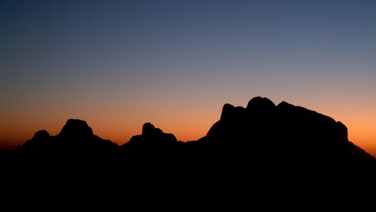 Kassala mountains sunrise