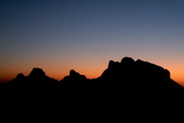 Kassala mountains sunrise