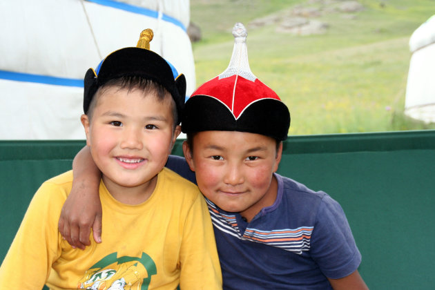 Mongoolse jongetjes