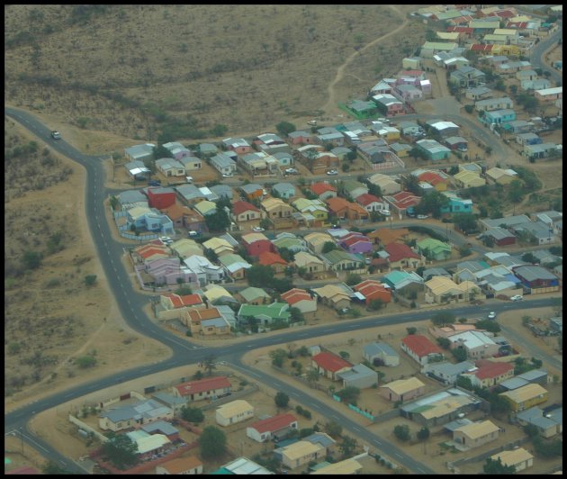 Windhoek van boven gezien
