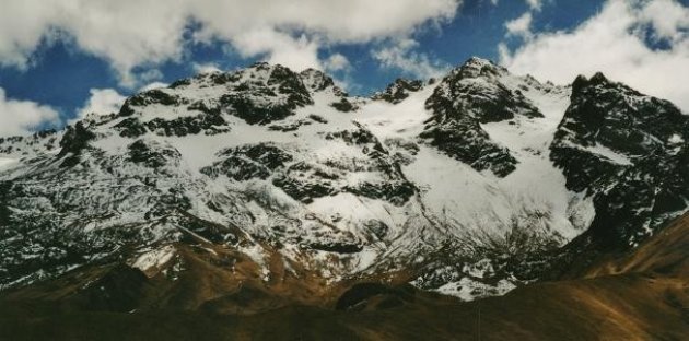 Sneeuwtoppen van de Andes