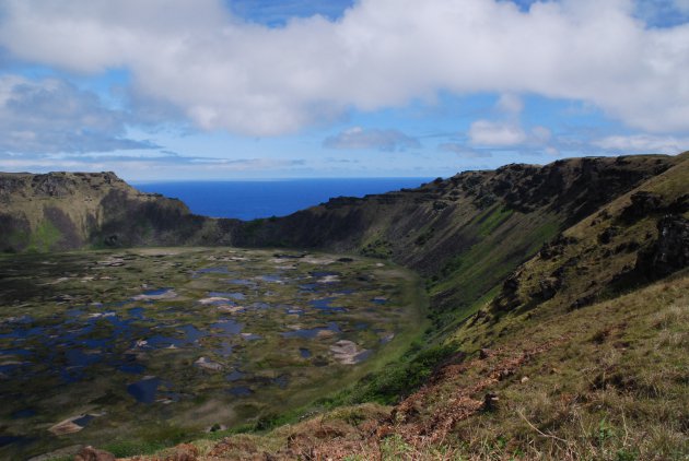 kratermeer op Paaseiland