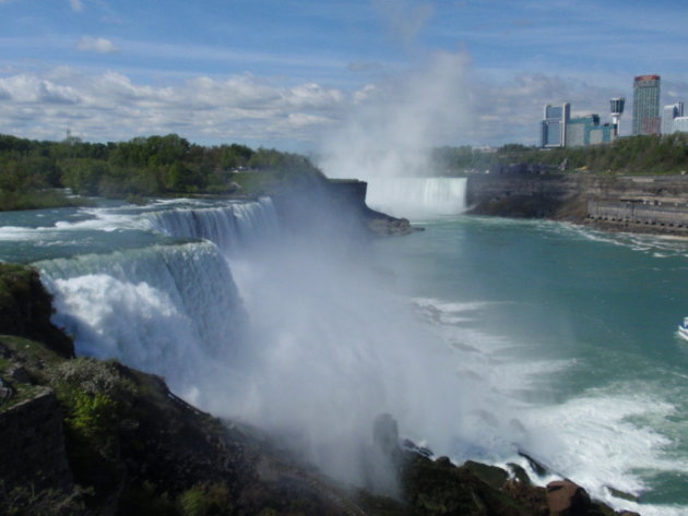 American falls in Niagara