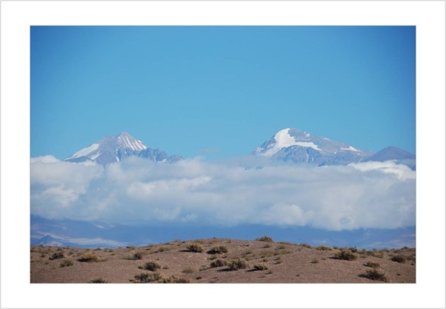Andes in de wolken