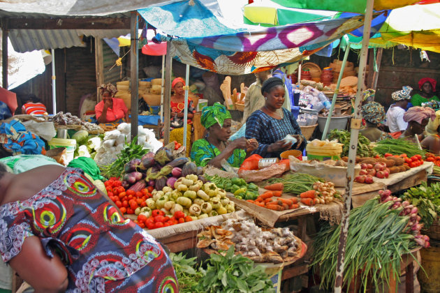 Groentemarkt in Banjul