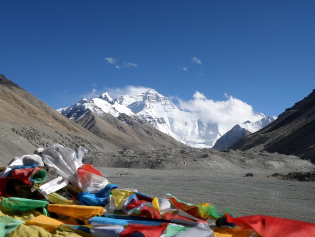 droom uitzicht op Mount Everest