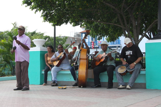 Straatmuzikanten Santiago de Cuba