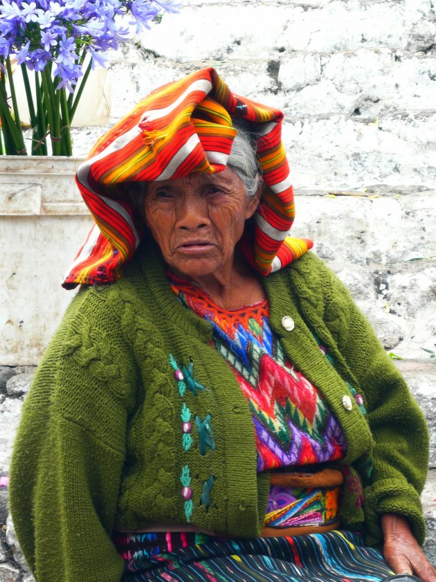 Guatemalteekse vrouw in Chichicastenango
