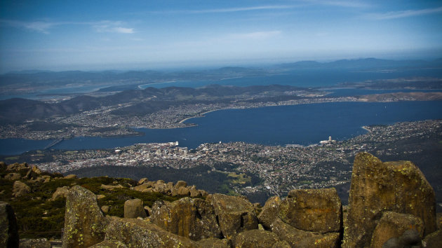 View over Hobart