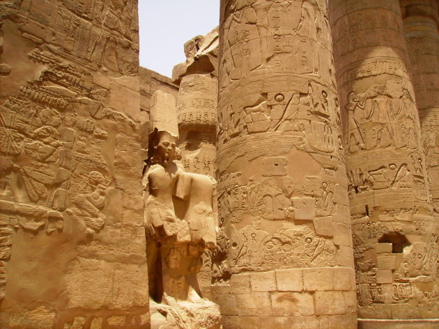 In Karnak temple