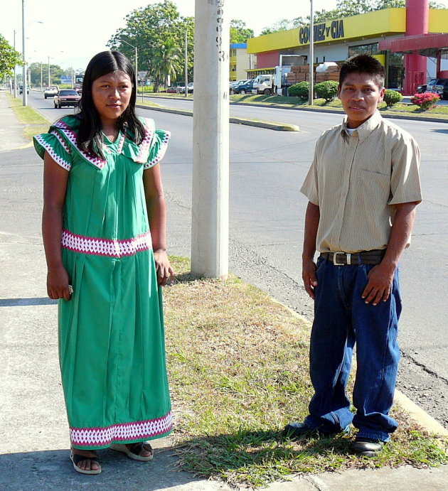 Indianen in Panama.