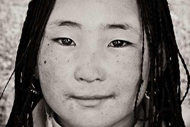 Meisje in Lhasa