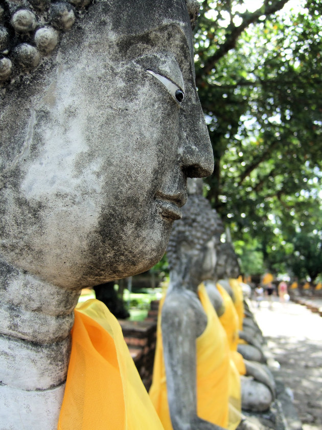 Boeddha Beelden, Wat Yai Chai Mongkhon, Ayutthaya