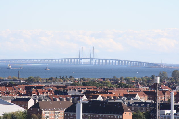 De Oresundbrug tussen Denemarken en Zweden