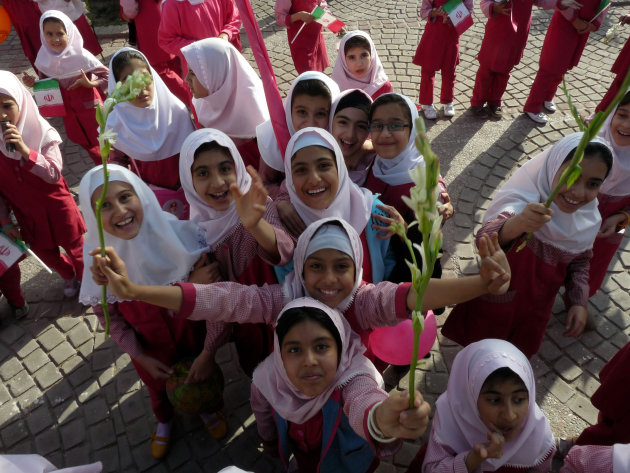 Schoolkinderen Shiraz