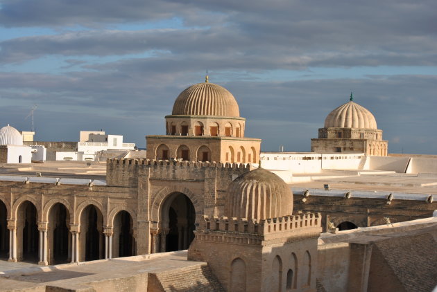 Oudste moskee van Noord-Afrika in Kairouan, Tunesië