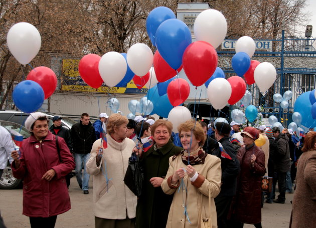 demonstratie in Rusland