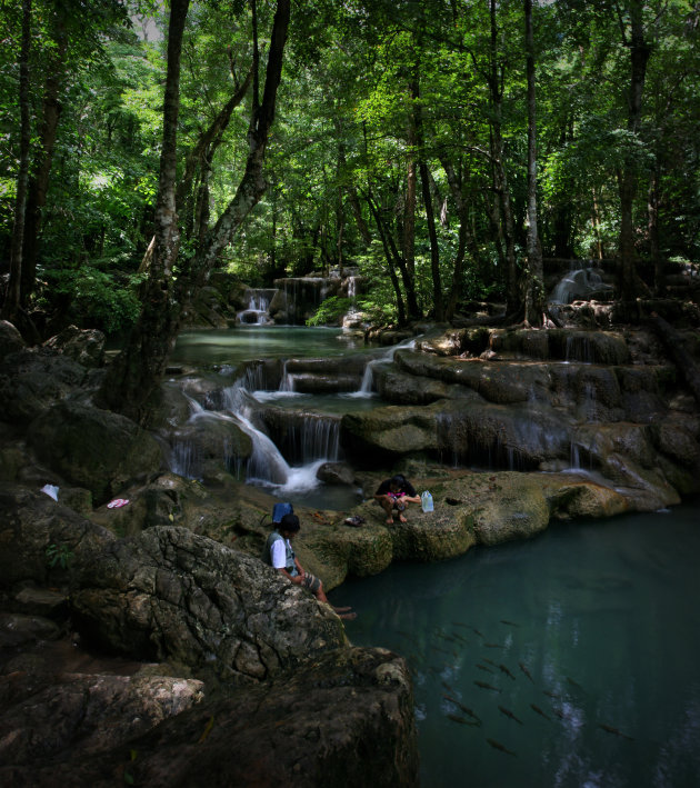 Thailand Erawan Waterfalls