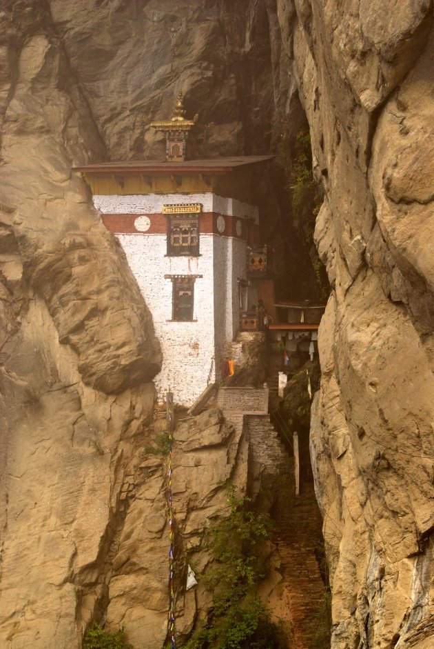 Meditatiehuisje bij het Thaktsang-klooster