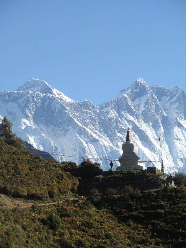 stupa en mount everest
