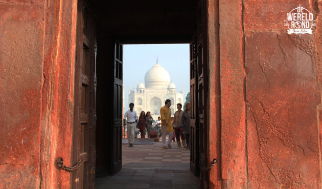 Taj Mahal door de South Gate