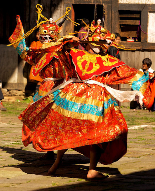 Festival in Bumthang-regio