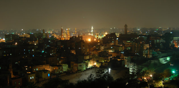 Cairo by Night - overzicht vanuit stadspark