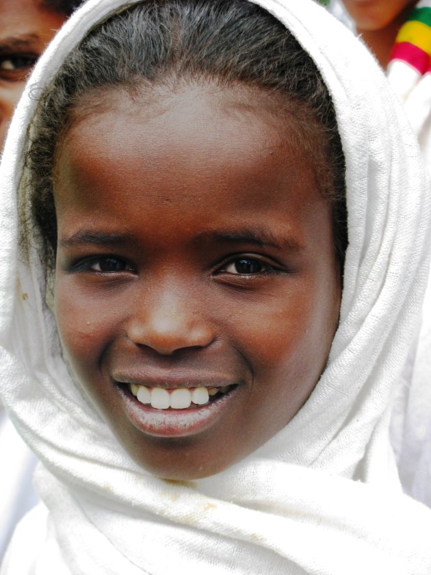 Meisje in Ethiopië